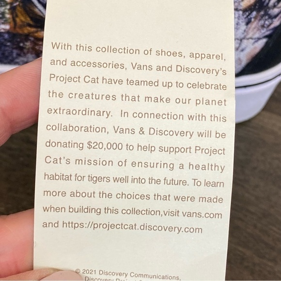 Vans x Discovery Sk8-Hi Project Cat Comfycush High Top Sneakers Size 10 Women - Picture 14 of 15